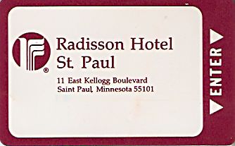 Hotel Keycard Radisson Minnesota (State) U.S.A. (State) Front