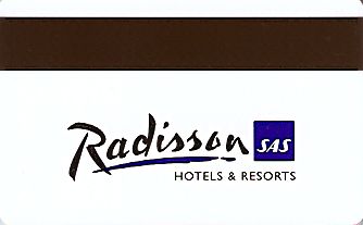 Hotel Keycard Radisson  Norway Back