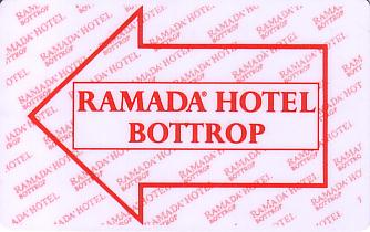Hotel Keycard Ramada Bottrop Germany Front