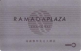 Hotel Keycard Ramada Shanghai China Front