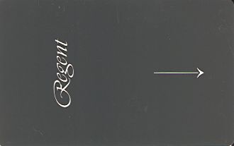 Hotel Keycard The Regent Generic Front