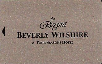 Hotel Keycard The Regent Beverly Hills U.S.A. Front