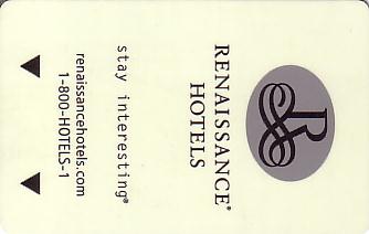Hotel Keycard Renaissance Generic Front