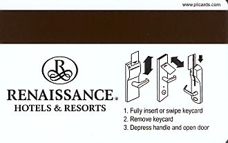 Hotel Keycard Renaissance Generic Back