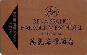 Hotel Keycard Renaissance  Hong Kong Front