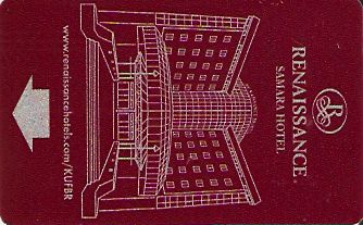 Hotel Keycard Renaissance Samara Russian Federation Front