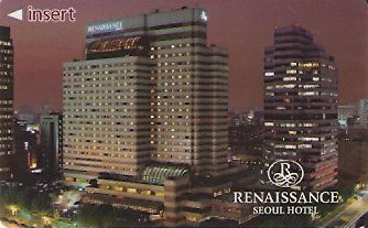 Hotel Keycard Renaissance Seoul Korea Front