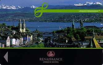Hotel Keycard Renaissance Zurich Switzerland Front