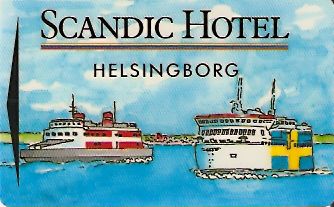 Hotel Keycard Scandic Helsingborg Sweden Front
