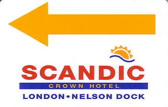 Hotel Keycard Scandic London United Kingdom Front