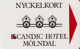 Hotel Keycard Scandic Molndal Sweden Front