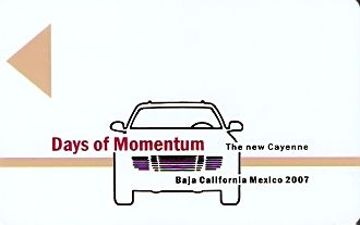 Hotel Keycard Sheraton Baja California Mexico Front