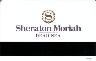 Hotel Keycard Sheraton Dead Sea Israel Back