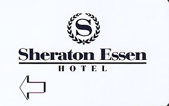 Hotel Keycard Sheraton Essen Spain Front