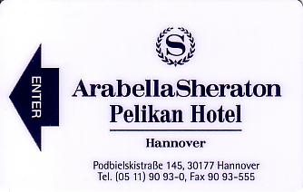 Hotel Keycard Sheraton Hannover Germany Front