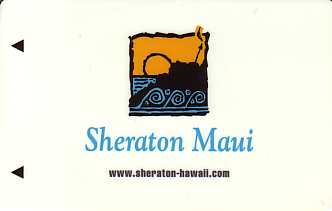 Hotel Keycard Sheraton Maui U.S.A. Front