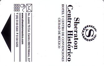 Hotel Keycard Sheraton Mexico City Mexico Front