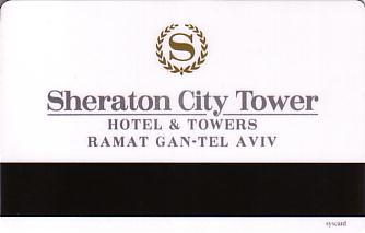 Hotel Keycard Sheraton Tel Aviv Israel Back