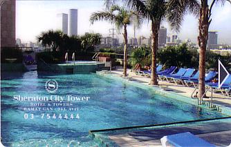 Hotel Keycard Sheraton Tel Aviv Israel Front