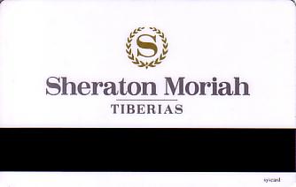 Hotel Keycard Sheraton Tiberias Israel Back