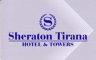 Hotel Keycard Sheraton Tirana Albania Front