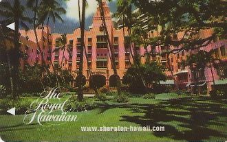 Hotel Keycard Sheraton Waikiki U.S.A. Front