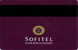Hotel Keycard Sofitel Amsterdam Netherlands Back