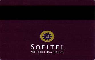 Hotel Keycard Sofitel Amsterdam Netherlands Back