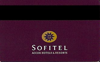 Hotel Keycard Sofitel Frankfurt Germany Back