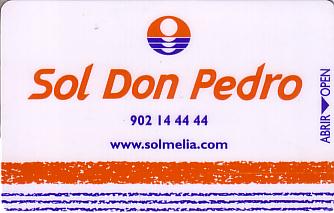 Hotel Keycard Sol Melia - Sol Inn Malaga Spain Front