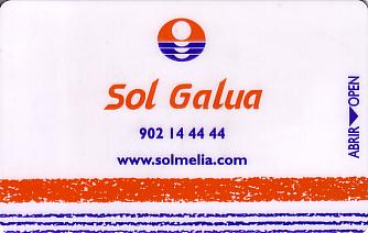 Hotel Keycard Sol Melia - Sol Inn Murcia Spain Front