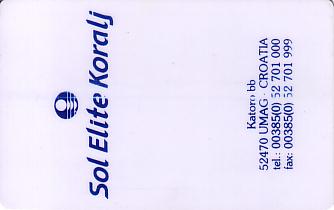 Hotel Keycard Sol Melia - Sol Inn Umag Croatia Front