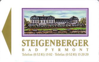 Hotel Keycard Steigenberger Bad Pyrmont Germany Front
