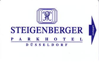 Hotel Keycard Steigenberger Duesseldorf Germany Front