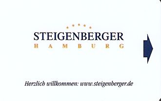 Hotel Keycard Steigenberger Hamburg Germany Front