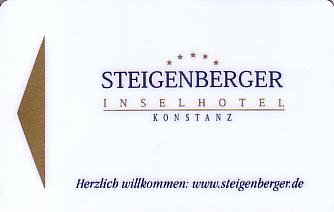 Hotel Keycard Steigenberger Konstanz Germany Front