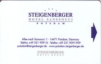 Hotel Keycard Steigenberger Potsdam Germany Front