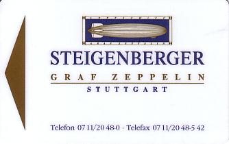 Hotel Keycard Steigenberger Stuttgart Germany Front