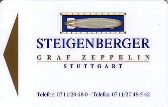 Hotel Keycard Steigenberger Stuttgart Germany Front
