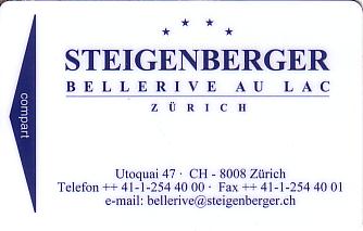 Hotel Keycard Steigenberger Zurich Switzerland Front