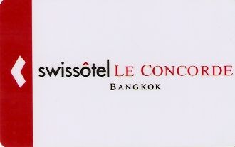 Hotel Keycard Swissotel Bangkok Thailand Front