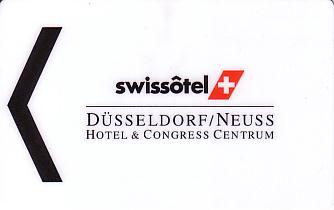 Hotel Keycard Swissotel Duesseldorf Germany Front