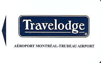 Hotel Keycard Travelodge Montreal Canada Front