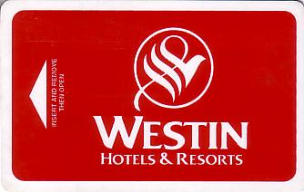 Hotel Keycard Westin Generic Front